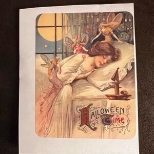 6/$12 🎃 Vintage Halloween Postcard Sticker